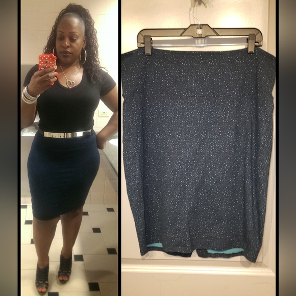 Torrid Curve Dresses & Skirts - Elegant Navy Blue Pencil Skirt